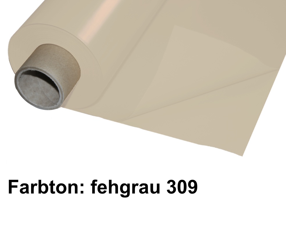 Lackfolie Premium 180 my, 130cm x 30m, fehgrau