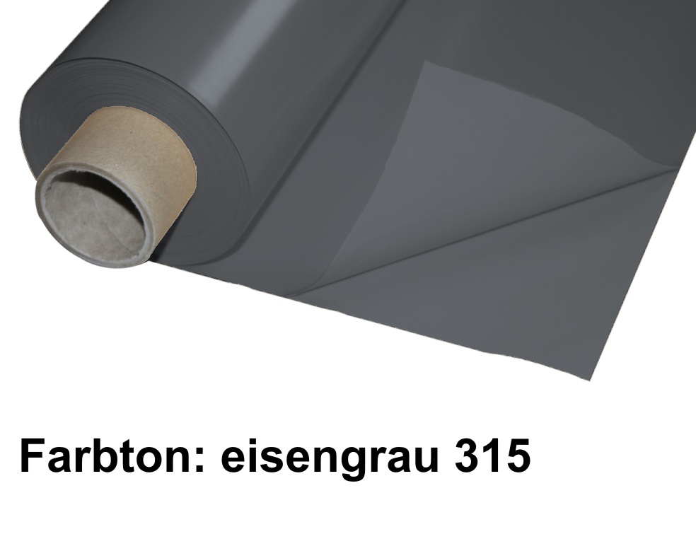 Lackfolie Premium 180 my, 130cm x 30m, eisengrau