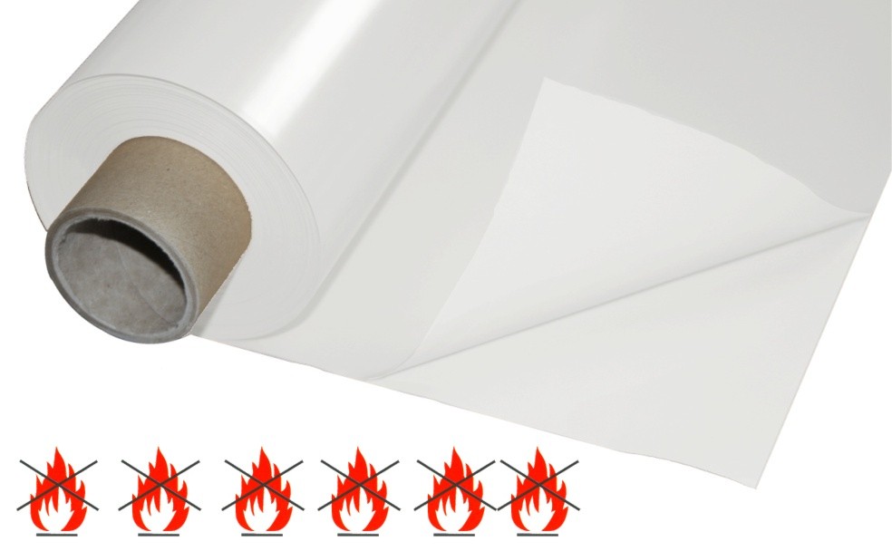 Lackfolie Premium  B1 180my, 130cm x 30m, weiss