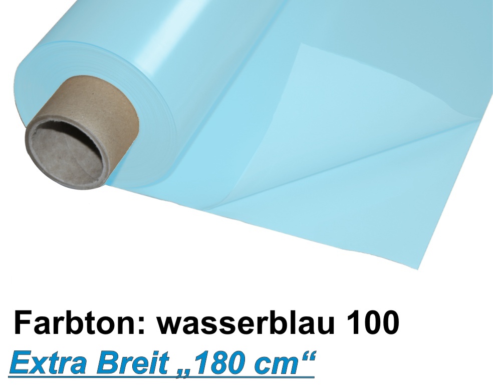 Lackfolie Premium 180 my, 180cm x 30m, wasserblau , Preise auf Anfrage 