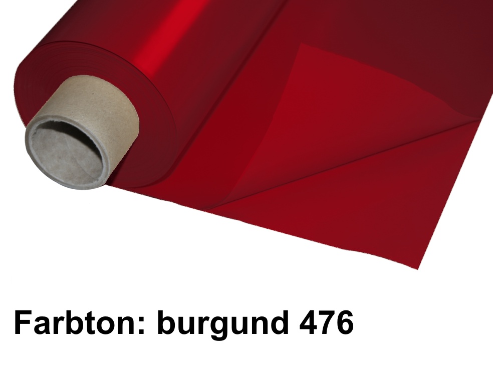 Lackfolie burgund Premium 150 my dick, 130 cm breit 30 mtr (15 Doppelmeter)