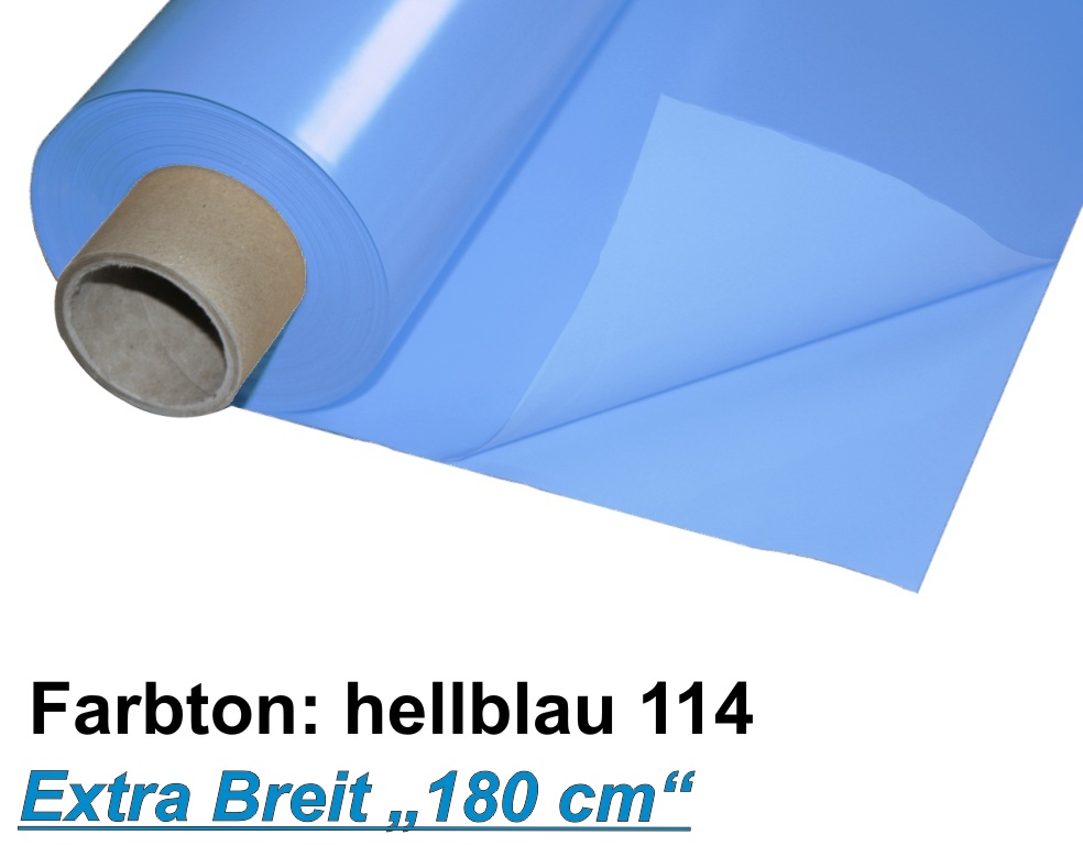 Lackfolie Premium 180 my, 180cm x 30m, hellblau , Preise auf Anfrage 