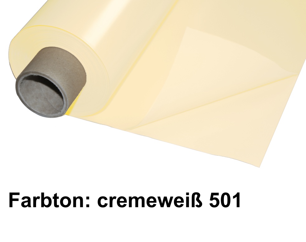 Lackfolie Premium 180 my, 130cm x 30m, cremeweiss