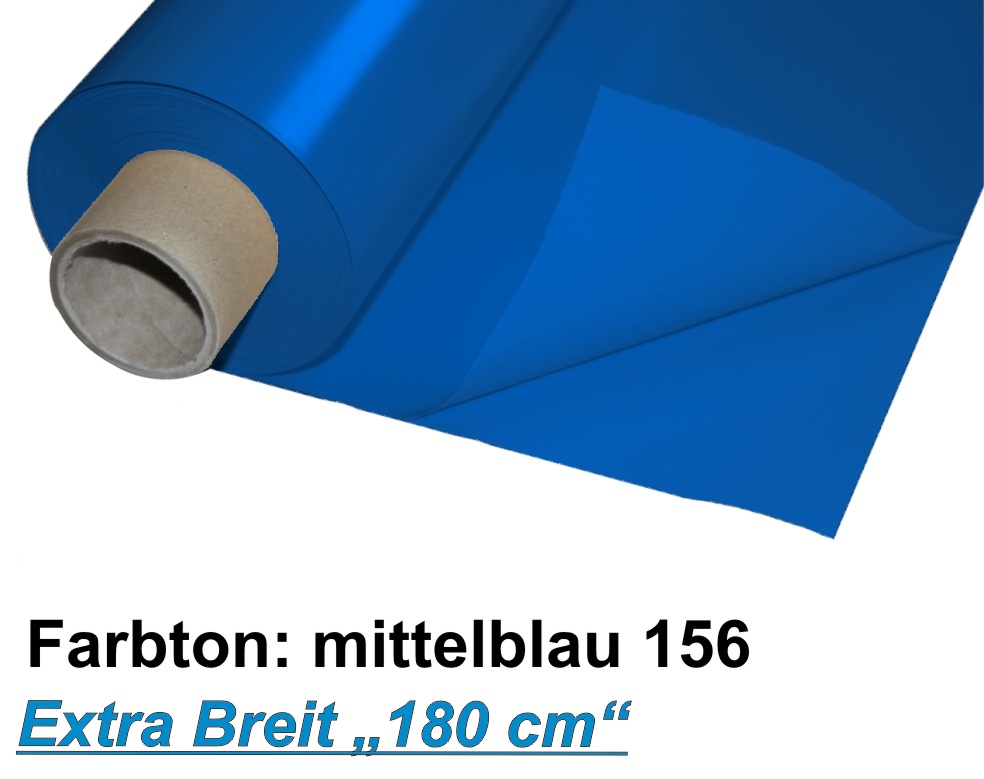 Lackfolie Premium 180 my, 180cm x 30m, mittelblau , Preise auf Anfrage