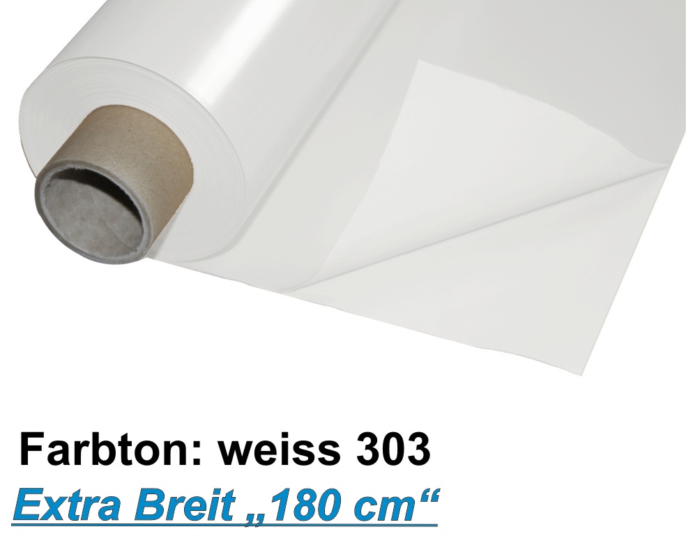 Lackfolie Premium 180 my, 180cm x 30m, weiss , Preise auf Anfrage 