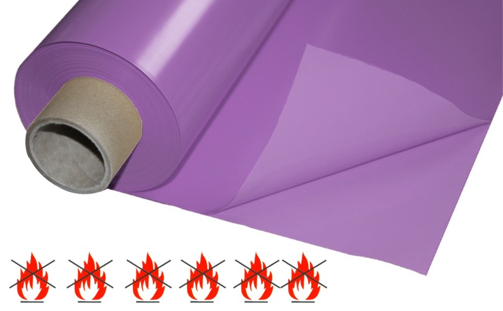 Lackfolie Premium B1, 180my, 130cm x 30m,Flieder
