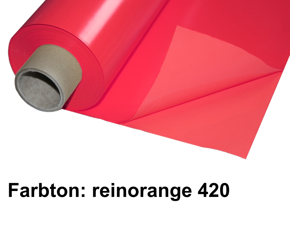Lackfolie Premium 180 my, 130cm x 30m, reinorange