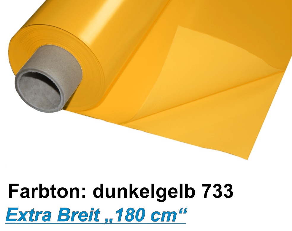 Lackfolie Premium 180 my, 180cm x 30m, dunkelgelb , Preise auf Anfrage   